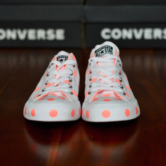 Converse Shoes - Converse Chuck Taylor Crimson Polkadot Sneakers